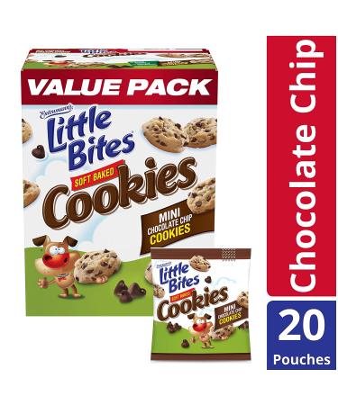 Entenmann's Little Bites Soft Baked Chocolate Chip Cookies - 20 Pouches - Buy Online on GoSupps.com