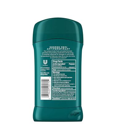 Degree Men Original Antiperspirant Deodorant for Sensitive Skin - Cool Comfort 2.7 oz | Long-lasting Protection - Buy Online on GoSupps.com