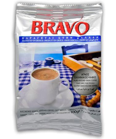 Bravo Greek Coffee Ground 100g - Buy Online on GoSupps.com