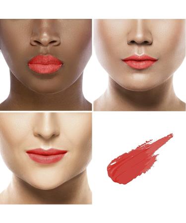  ALL TIGERS ALL TIGERS - Matte Liquid Lipstick - Long-Lasting - Organic Vegan & Natural Ingredients - Coral Orange Shade "Hear Me Roar" 785 - Long-Lasting Lipstick Free of Petrochemical Derivatives - Buy Online on GoSupps.com