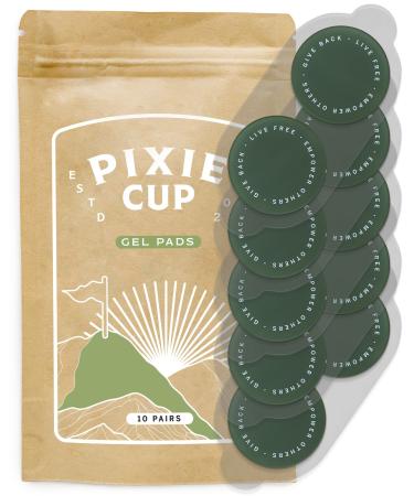 Pixie Pulse Replacement Pads - Replacement Gel Pads for Menstrual Cramps Unit - Pack of 20 (10 Pairs)