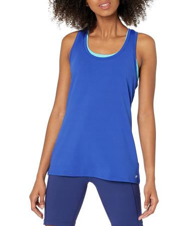 Amazon Essentials Women's Plus Size Tech Stretch Racerback Tank Top 2-Pack - Bright Blue/Black - Size Large - Buy Online on GoSupps.com