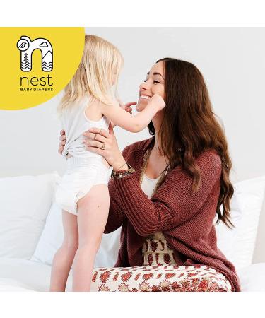 Nest Baby Diapers Size 4 (120 Count) | Premium Plant-Based Diapers for Sensitive Skin | Fragrance-Free | 23-30 lbs - Buy Online on GoSupps.com