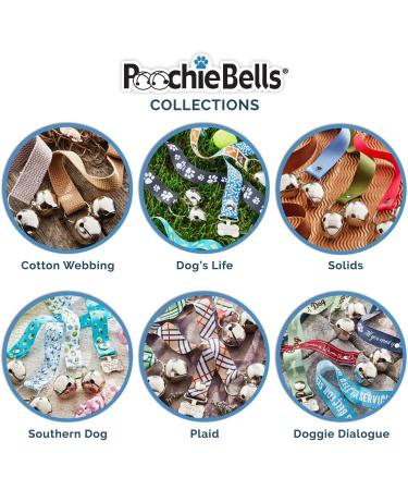 Poochie Bells Good Dog Green - Dog Walking Training & Doorbell for Effective House Training - Buy Online on GoSupps.com