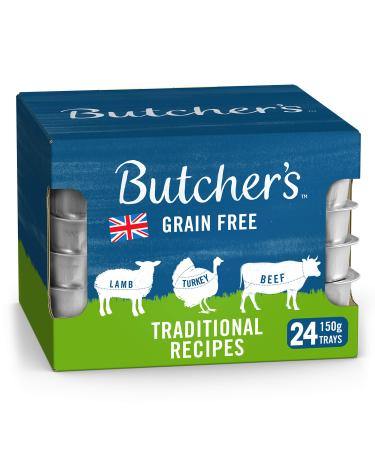 Butcher's Traditional Recipes Dog Food Trays 150g 24 Pack