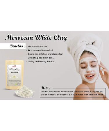  THE ISMA 100% Natural Kaolin Clay Facial Mask Paraben-Free Deep Pore Cleansing (200g Bag White) - Buy Online on GoSupps.com