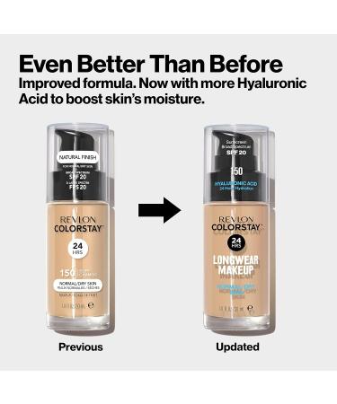 Revlon ColorStay Makeup for Normal/Dry Skin - Long-Lasting Flawless Finish | International Shipping Available - Buy Online on GoSupps.com