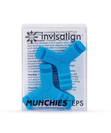Invisalign Munchies EPS Aligner and Retainer Tray Seaters, Aligner Chewies (Pack of 2) (Blue) - Buy Online on GoSupps.com