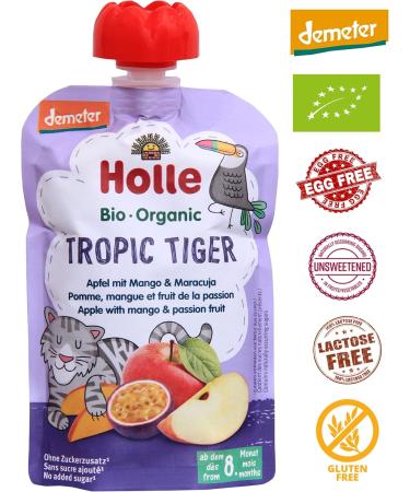 HOLLE Apple handle and passion fruit pouch Holle 100 g - Buy Online on GoSupps.com