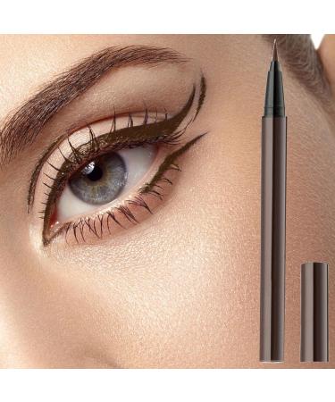 Liquid Eyeliner | Sweatproof Waterproof Eyeliner Liquid | Black Liquid Eyeliner for Long-Lasting Eye Makeup Black Liquid Eye Liner for Women and Makeup Artists Lambo Brown Soft Capillaries - Buy Online on GoSupps.com