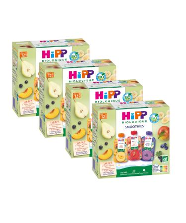 Hipp Organic Gourds Multipack SMOOTHIES 3 Varieties from 12 Months 32 Bottles of 120 ml