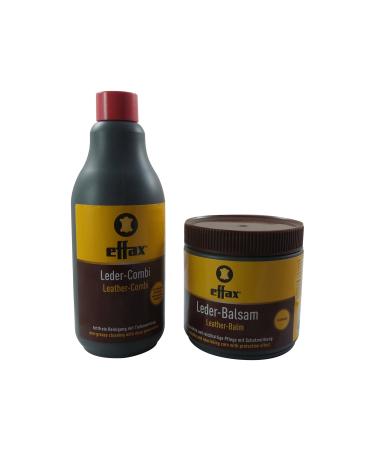 Set Effax Leder - Combi + Effax Leder - Balsam The most important thing for ideal leather care - leather cleaning and care with protective effect
