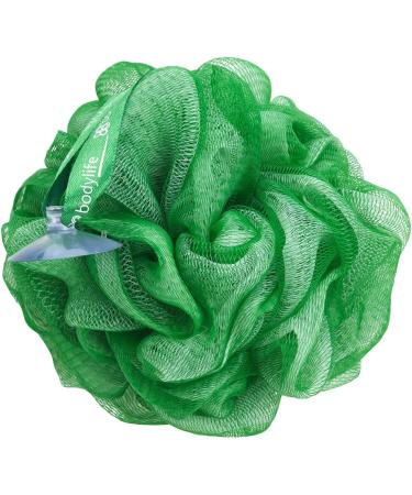 Bodylife Body Buffer Puff Exfoliating Bath & Shower Body Pouf Scrunchie Body Scrubber Green & White 55g Triple Pack - Buy Online on GoSupps.com