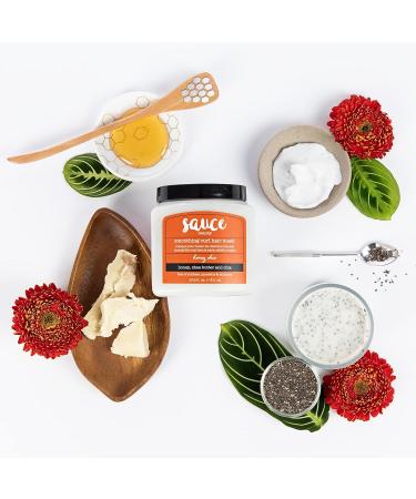 Sauce Beauty Honey Chia Smoothing Curl Mask - 10.5 Fl Oz - Hydrating Mask for Curly Hair - Tames Frizz & Hydrates Natural Curls - Buy Online on GoSupps.com