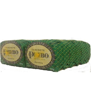 Linha Tradicional Phebo - Sabonete em Barra de Glicerina Amazonian (12 x 90 Gr) - (Phebo Classic Collection - Glycerin Bar Soap Amazonian Soap (12 x 3.2 Net Oz))