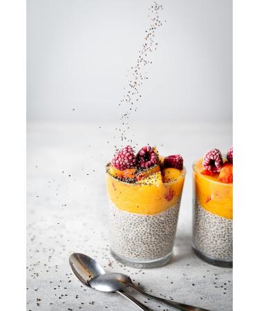Buy Biojoy ORGANIC Chia Seeds Whole (2 kg) - Black Chia Seeds (Salvia hispanica) | Premium Quality & Fast International Shipping - Buy Online on GoSupps.com