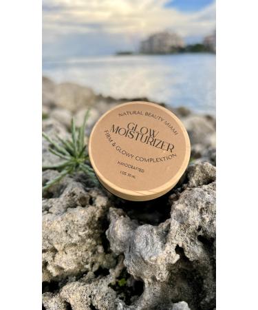 Natural Beauty Miami Glow Moisturizer All- Natural Moisturizer for Deep Face Hydration Nurishes the Skin Grass-Fed Beef Tallow with Vitamin A K D E B1 Fatty Acid | 1 fl.oz