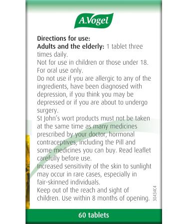 A.Vogel Hyperiforce St John's Wort Tablets - Relieves Slightly Low Mood & Mild Anxiety - 120 Tablets - Buy Online on GoSupps.com