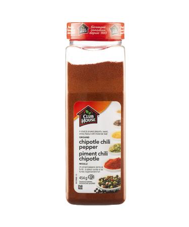 Club House Quality Natural Herbs and Spices Ground Chipotle Chili Pepper 454g