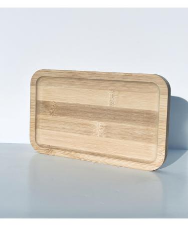Bamboo Tray (Customizable) - 100% Natural Solid Unfinished Bamboo - Laser Engraving Customization - Pictures Logos Name Engraving Holidays Birthdays Engagement