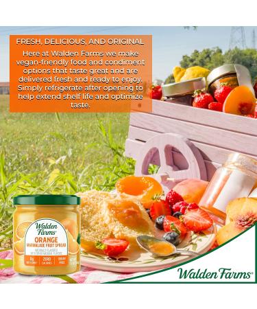 Walden Farms Orange Marmalade: Sugar-Free, No Fat, 12-oz Jar - Perfect Breakfast & Dessert Topping - Buy Online on GoSupps.com