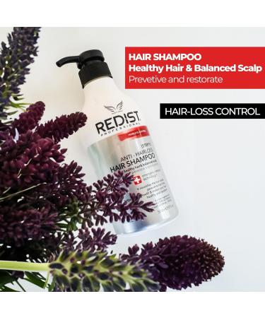 Redist Anti Hair Loss Shampoo 500ml | Strengthens Hair Roots, Nourishes & Moisturizes | For Men & Women | Promotes Healthy, Shiny Hair - Buy Online on GoSupps.com