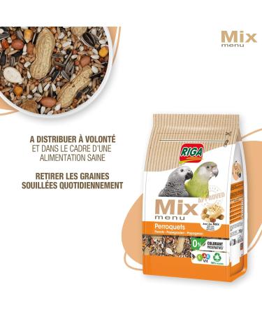 RIGA MIX Menu PARROTS 750G - Buy Online on GoSupps.com