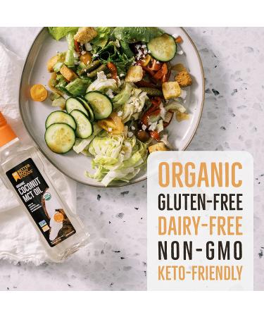 Organic Coconut MCT Oil | BetterBody Foods | Keto-Friendly C8 & C10 | Gluten Free - 16.9 oz - Buy Online on GoSupps.com