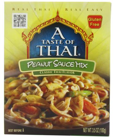 A Taste of Thai Peanut Sauce Mix, 3.5-Ounce Packets (Pack of 12)