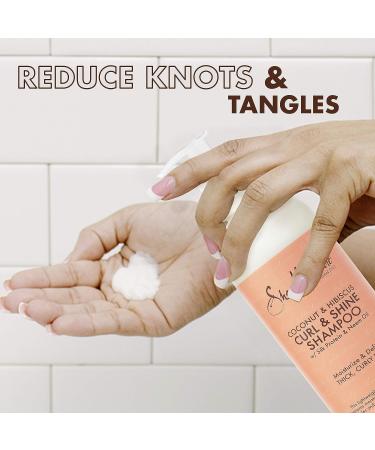 SheaMoisture Coconut Hibiscus Shampoo for Wavy Hair - 24 Fl Oz | Silicone-Free & Paraben-Free - Buy Online on GoSupps.com