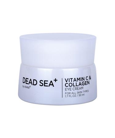 Dead Sea+ by AVANI VITAMIN C & COLLAGEN EYE CREAM | Targets Typical Signs Of Aging  Improves Skin Elasticity  Reduces Fine Lines And Wrinkles | Dead Sea Minerals  Collagen  And Vitamin C - 1.7 fl oz