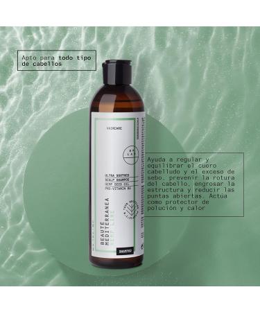Ultra Soothed Sulfate Free Shampoo - 300 ml - With Hemp Oil - For Dry and Damaged Hair Care - 100% Vegan - Beaut Mediterranea - Buy Online on GoSupps.com