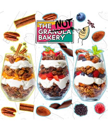 The Granola Bakery Cinnamon Chocolate Berry Nut Keto Granola Cereal 10 oz (Pack of 3) | Low Carb, Sugar Alcohol Free Snack - Buy Online on GoSupps.com
