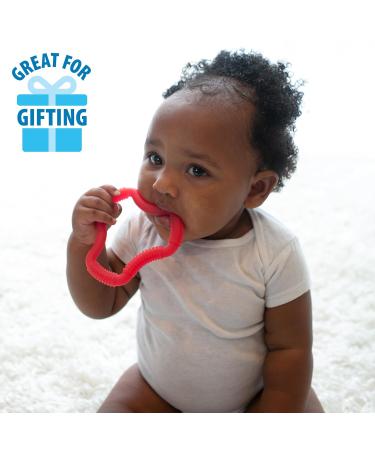 Buy Dr. Brown's Flexees Teether in Pink - Safe & Soothing for Babies | International Shipping Available - Buy Online on GoSupps.com