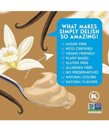 Simply Delish Instant Pudding Mix Variety Pack - Plant Based Guilt Free Desserts - Sugar Free, Non GMO, Gluten Free, Fat Free, Vegan & Keto Friendly - 0.7 oz & 1.76 oz (Pack of 6) - Buy Online on GoSupps.com