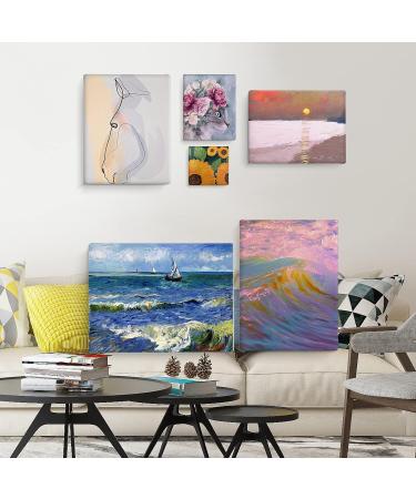 30 Pack Canvas for Oil & Acrylic Paint - 6 Sizes (5 of Each) - Ideal Painting Canvases Set - Buy Online on GoSupps.com