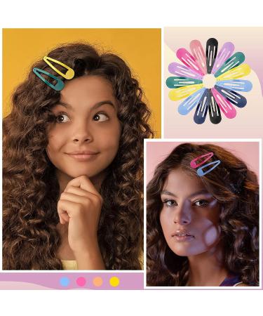 80 Pcs 2.7'' Big Hair Barrettes for Women - Multicolored Snap Hair Clips Set for Girls & Teens - Large Metal Hair Accessories, No Slip Hair Pins - Buy Online on GoSupps.com