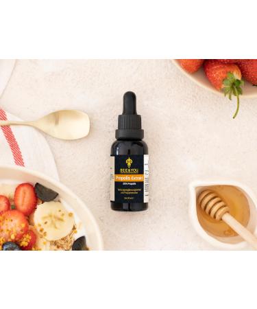 Buy Bee & You Propolis Tincture 20% (30ml) - Rich in Polyphenols & Flavonoids for Muesli & Yoghurt | International Shipping Available - Buy Online on GoSupps.com