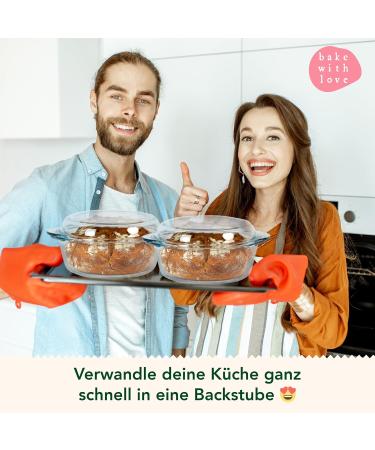 Farm Bread Organic Baking Mix - Sourdough Bread Baking Mix (3-Pack) | Bake with Love - Perfect for Bread Makers | 430g - Buy Online on GoSupps.com