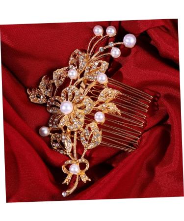 DOITOOL Rhinestone Hair Accessories Crystal Headpiece Bridal Headpiece Rhinestone Hair Clip Womens Barrettes for Hair Womens Hair Clips Hair Jewels for Women Tiara The Flowers Bride Comb - Buy Online on GoSupps.com