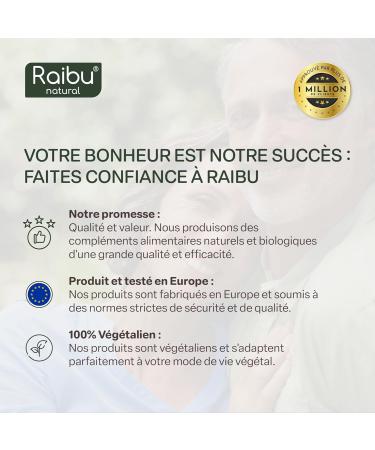 Saw Palmetto - Haute Teneur: 11000 mg de Palmier Nain par G lule (20:1) avec Graines de Courge - 120 G lules de Palmier Nain pour 4 Mois d Utilisation - V gan & Sans Additifs - Raibu - Buy Online on GoSupps.com