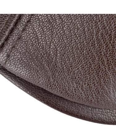 VOBOOM Lambskin Leather Ivy Cap Newsboy Hat 7 1/2 Light Brown - Buy Online on GoSupps.com