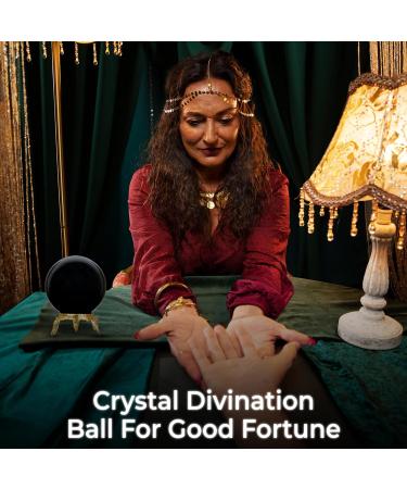 Black Tourmaline Crystal Ball - Feng Shui Decor & Meditation Accessory | PYOR Tourmaline Crystal Sphere for Magic & Energy Healing - Buy Online on GoSupps.com