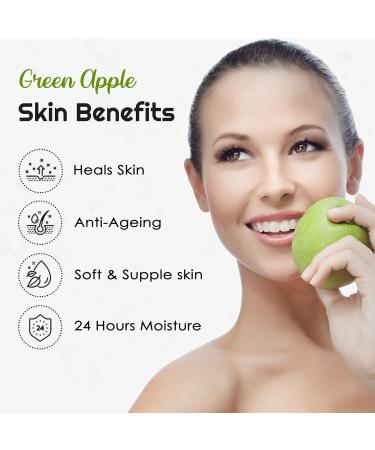 NutriGlow Advanced Organic Green Apple Facial Toner - Anti-Ageing Pigmentation Reduction Glowing Skin - All Skin Types - 100 ml - Buy Online on GoSupps.com