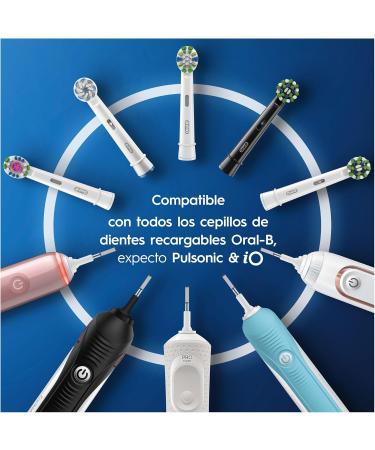 Oral-B Braun Precision Clean Toothbrush Heads - Cleanmaximiser Bristles 8 Count (Pack of 1) - Optimal Cleaning Letterbox Packaging International Shipping - Buy Online on GoSupps.com