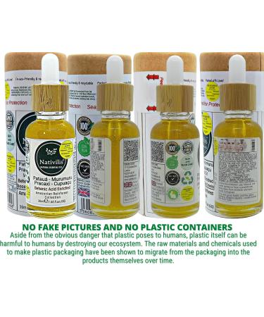 Nativilis capillary emollient reconstructor - hair repair treatment enriched from 04 Amazonian Rainforest Bio Oil - Patua Pracaxi Murumuru Cupuacu - boosts hydration levels reducing frizz - Copaiba - Buy Online on GoSupps.com