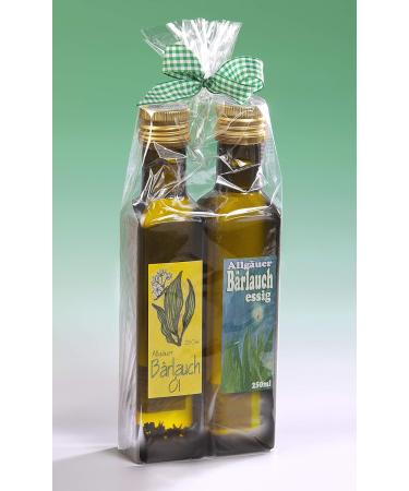 Allg u Wild Garlic Gift Set - 250ml Vinegar & Oil | Freshly Packed Perfect for Gifting - Buy Online on GoSupps.com