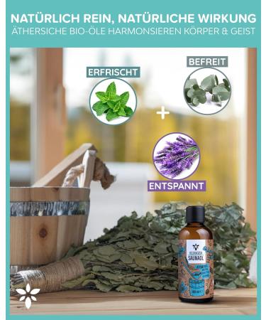 Hero Green Organic Sauna Infusion - 100ml x 2 Pack with Menthol Eucalyptus & Lavender - Nature's Essential Organic Oils for Relaxation - Buy Online on GoSupps.com