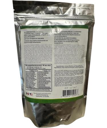 Linaza con Nopal Forte 8 oz 100% Natural Flaxseed & Nopal Cactus Powder Fiber-Rich Digestive Support Ground Blend Dietary Supplement Vegan & Non-GMO 8 Ounce (Pack of 1) - Buy Online on GoSupps.com