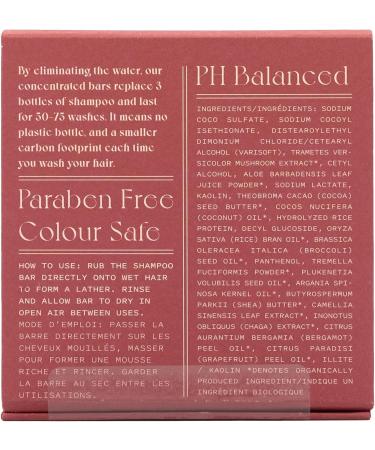 Good Juju Shampoo Bar for Volumizing/Oily or Fine Hair | Made with All Natural & Certified Organic Ingredients | Bergamot + Pink Grapefruit Energizing Scent - Buy Online on GoSupps.com